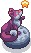 Moon Fox Statue
