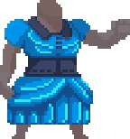 Blue Rose Dress