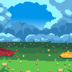 Valentine's Field Background
