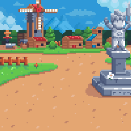 Pumpkin Plaza Background