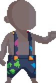 Paint Splattered Overalls